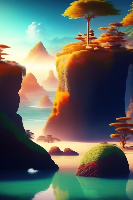 Sun, Sunset, Sea, Sunrise, Sky, Landscape