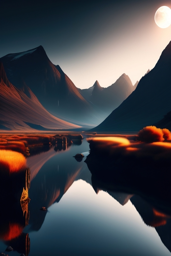 Sun, Sunset, Sky, Landscape, Mountain, Canyon