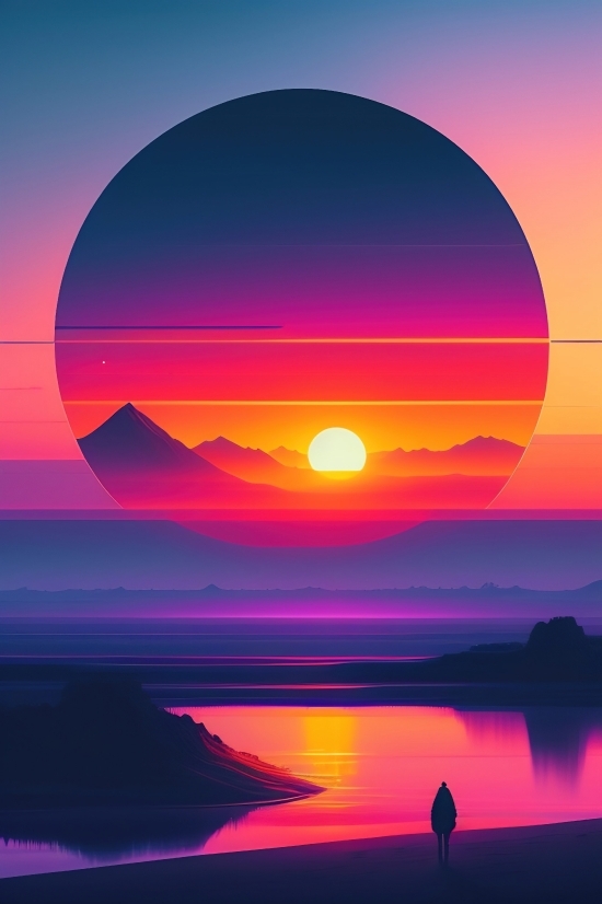 Sun, World, Sky, Globe, Moon, Nation