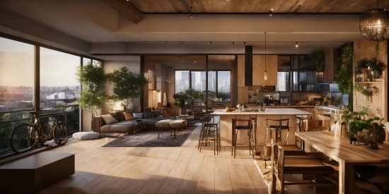 Table, Plant, Furniture, Interior Design, Chair, Floor
