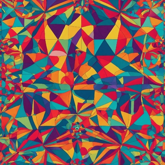 Textile, Triangle, Art, Rectangle, Symmetry, Pattern
