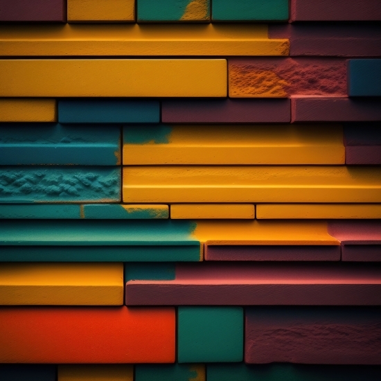 Tile, Orange, Yellow, Design, Bright, Group