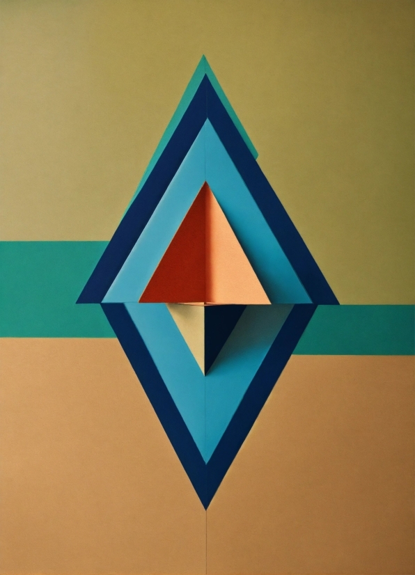 Triangle, Font, Symmetry, Art, Electric Blue, Symbol