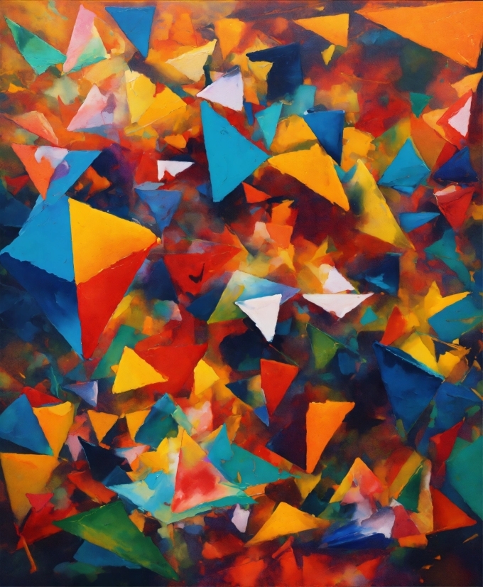 Triangle, Orange, Creative Arts, Art, Symmetry, Pattern