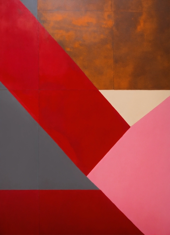 Triangle, Rectangle, Orange, Flag, Material Property, Art