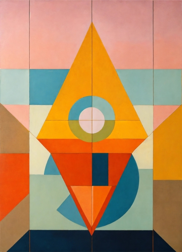 Triangle, Rectangle, Tints And Shades, Symmetry, Pattern, Art