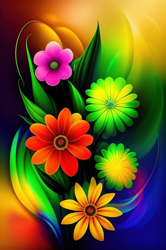Tulip, Floral, Flower, Spring, Plant, Design