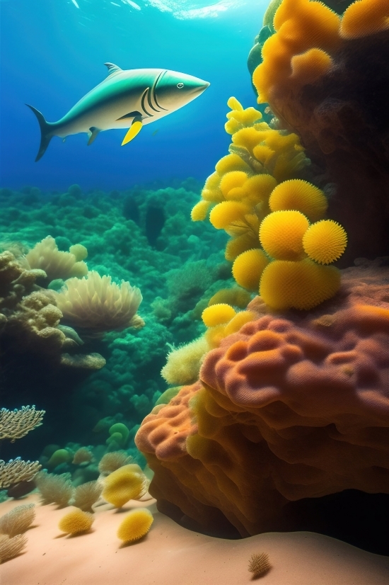 Upscale Photo Ai, Reef, Coral, Underwater, Sea, Anemone Fish