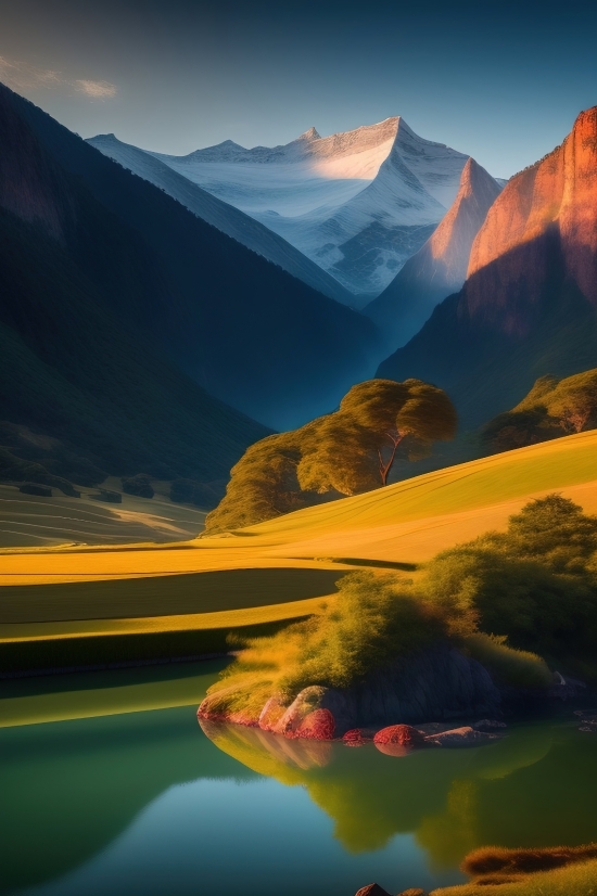 Vance Ai Free, Canyon, Landscape, Valley, Sky, Highland