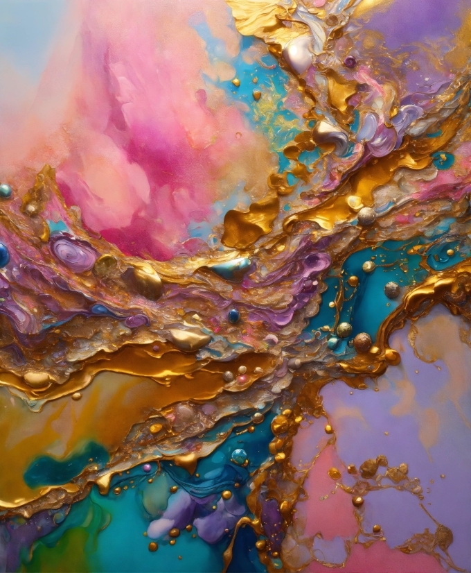 Veritone Stock Footage, Liquid, Paint, Purple, Organism, Body Of Water