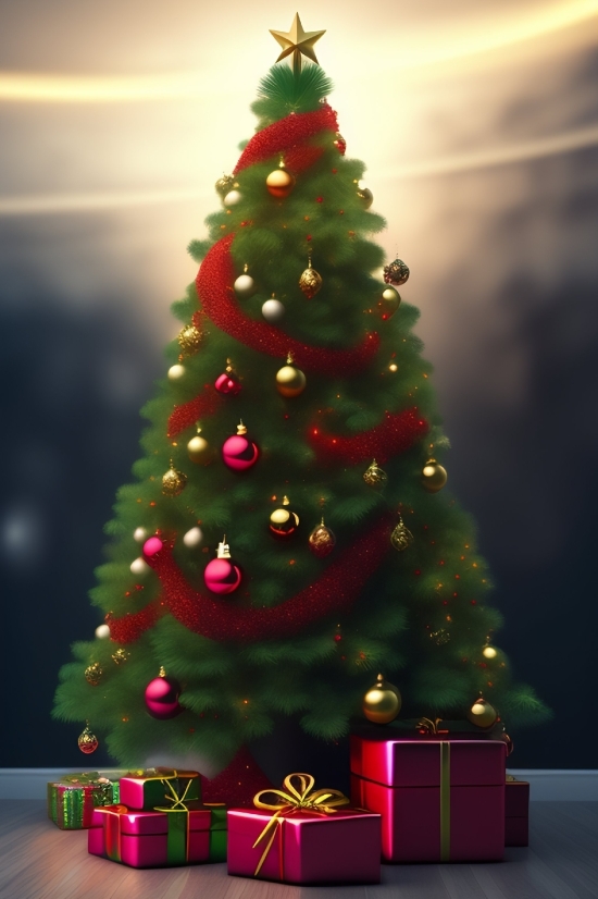 Video Backgrounds For Powerpoint, Decoration, Tree, Holiday, Celebration, Merry