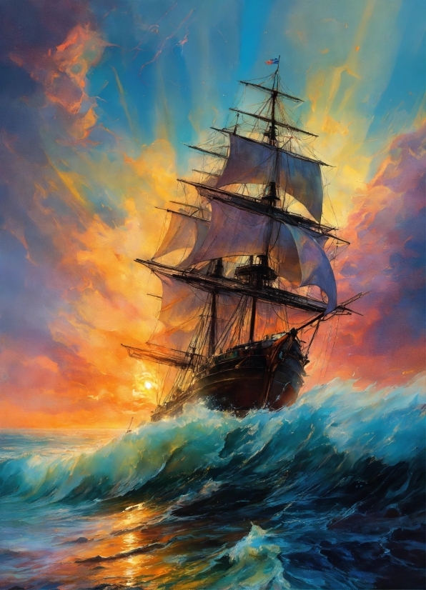 Video Loops Hd, Lightning, Sky, Power, Electricity, Pirate