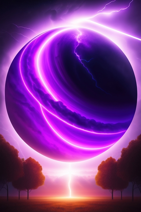 Wallpaper, Art, Fractal, Graphics, Fantasy, Lightning