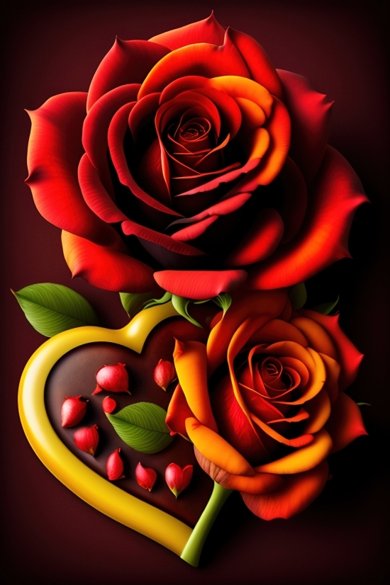 Wallpaper, Art, Rose, Design, Floral, Flower