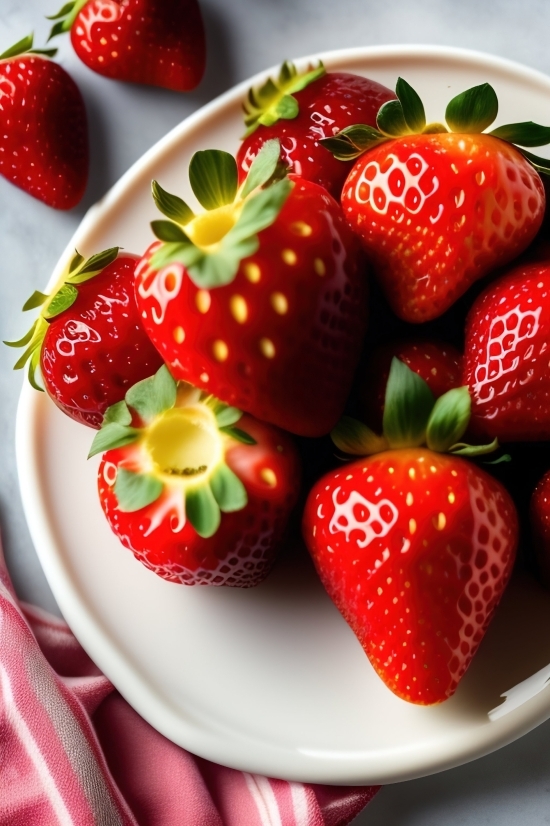 Wallpaper, Berry, Strawberry, Edible Fruit, Fruit, Produce