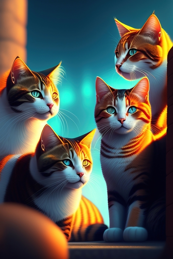 Wallpaper, Cat, Feline, Kitty, Kitten, Pet