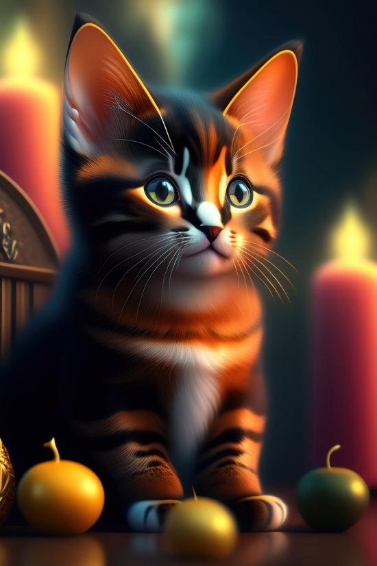 Wallpaper, Cat, Kitty, Feline, Kitten, Animal