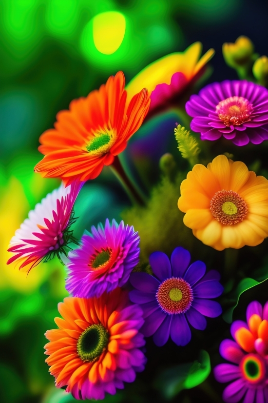 Wallpaper, Daisy, Flower, Plant, Petal, Blossom
