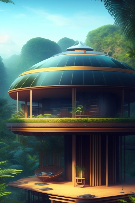 Wallpaper, Dome, Roof, Protective Covering, Building, Covering