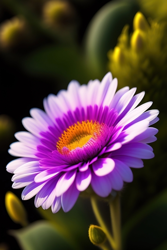 Wallpaper, Flower, Daisy, Petal, Pink, Plant
