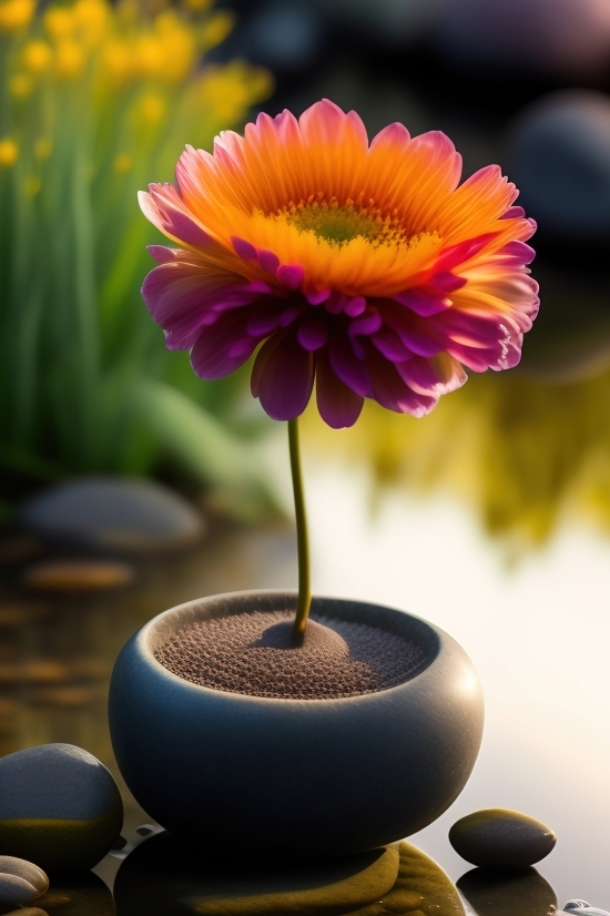 Wallpaper, Flower, Daisy, Plant, Pink, Blossom