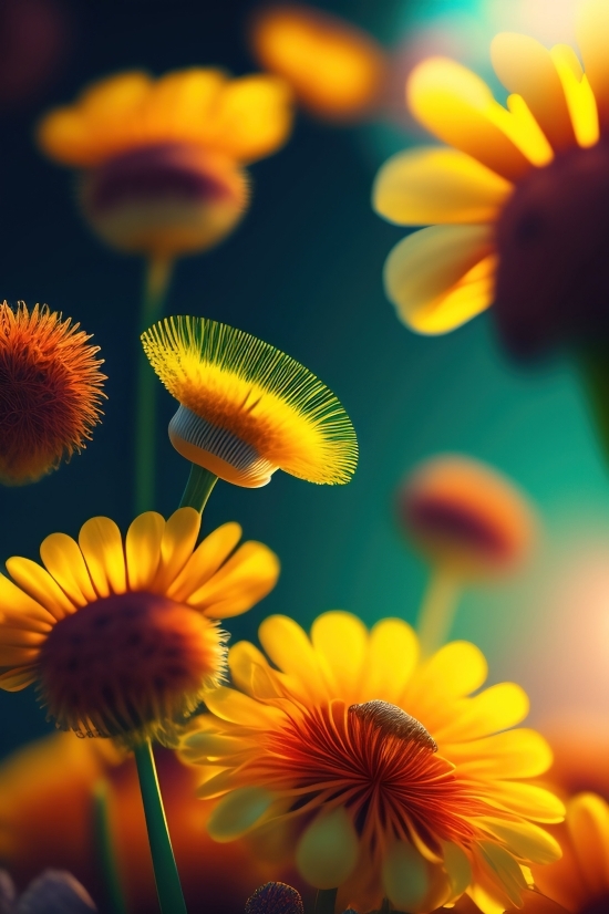 Wallpaper, Flower, Plant, Herb, Sunflower, Petal