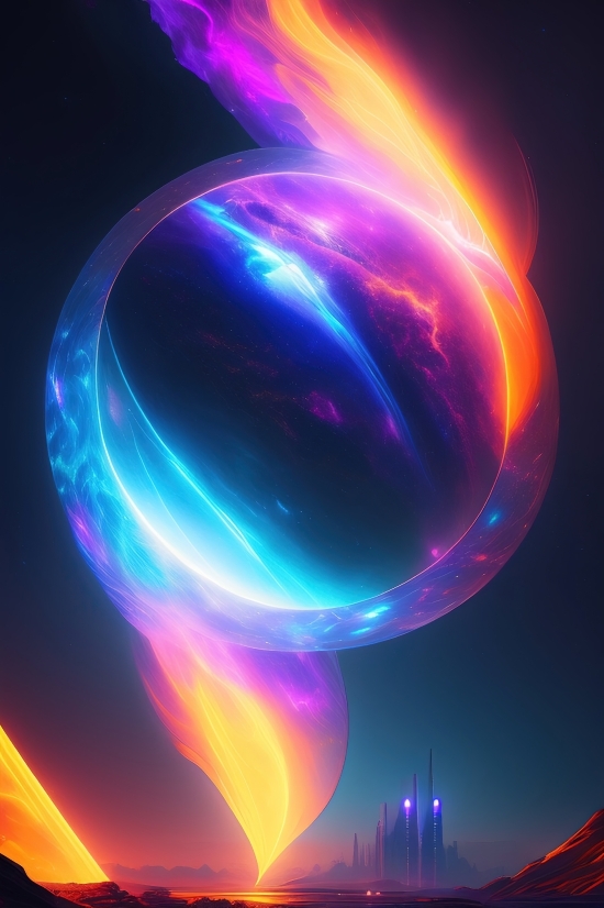 Wallpaper, Fractal, Digital, Laser, Space, Light