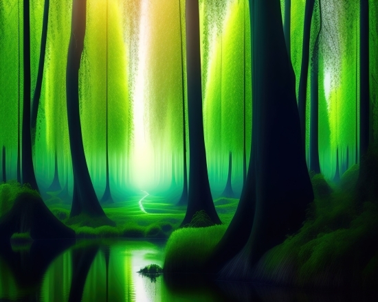 Wallpaper, Fractal, Light, Digital, Futuristic, Motion