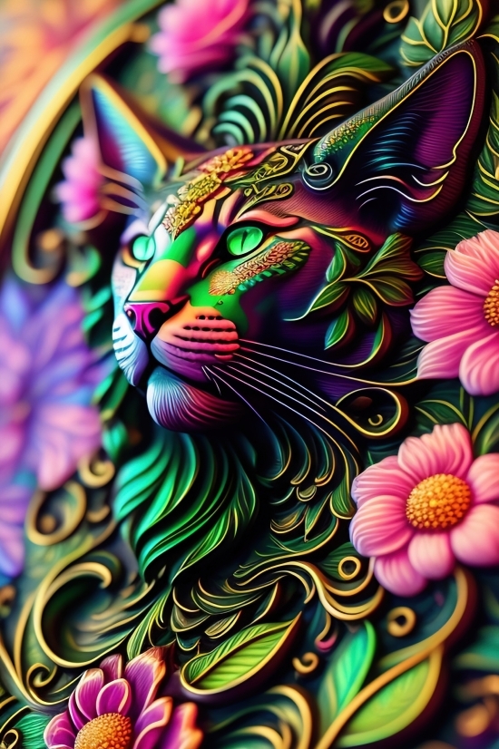 Wallpaper, Graphic, Design, Pattern, Lilac, Art