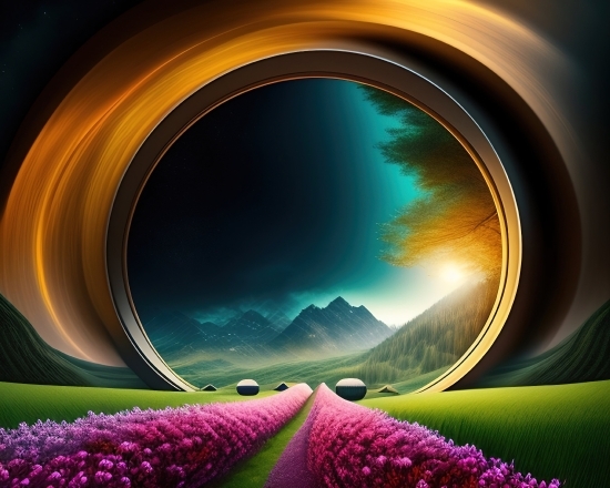 Wallpaper, Graphics, Looking Glass, Art, Design, Shiny