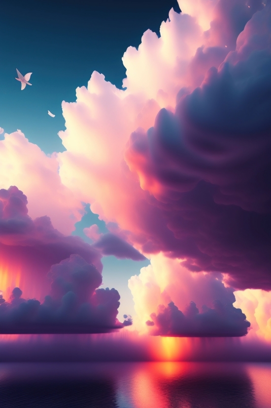 Wallpaper, Island, Sun, Sky, Clouds, Country
