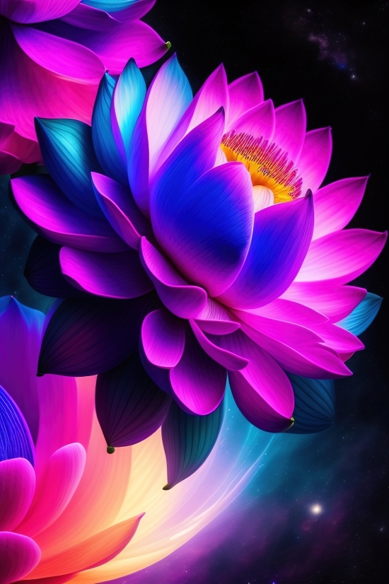 Wallpaper, Lotus, Pink, Design, Art, Graphic