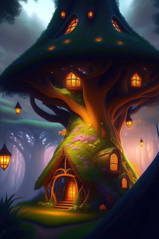 Wallpaper, Pumpkin, Comic Book, Light, Art, Night