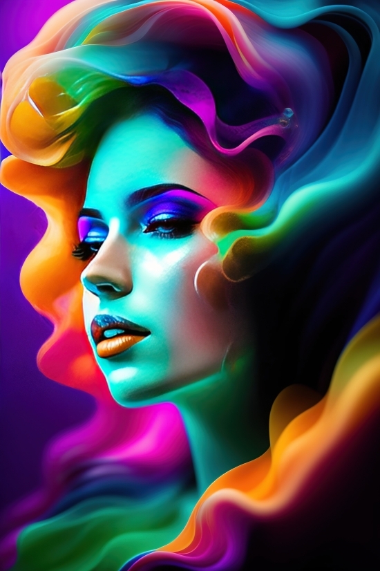 Wallpaper, Rouge, Face, Art, Model, Style