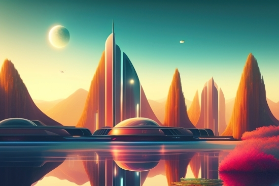 Wallpaper, Silhouette, City, Design, Audience, Bright