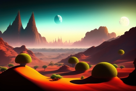 Wallpaper, Sunset, Cactus, Sun, Sky, Sunrise