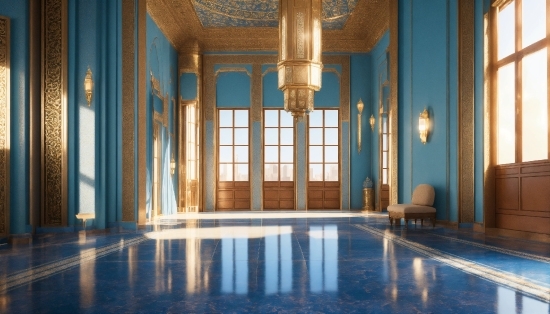 Water, Building, Azure, Wood, Interior Design, Floor