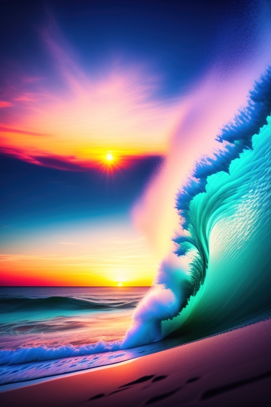 Xiao Ai Art, Xiao Ai Art, Light, Sky, Sea, Landscape