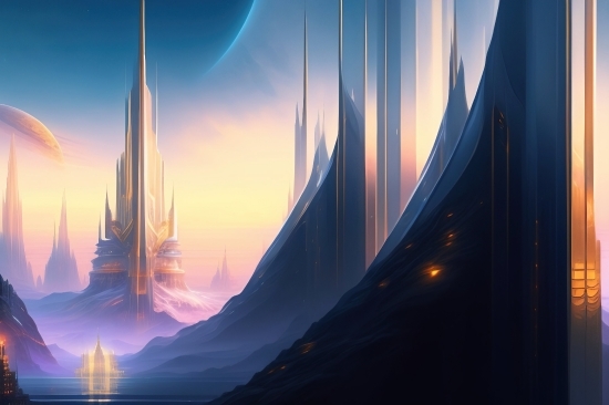 Yacht, Vessel, Design, Light, Digital, Futuristic