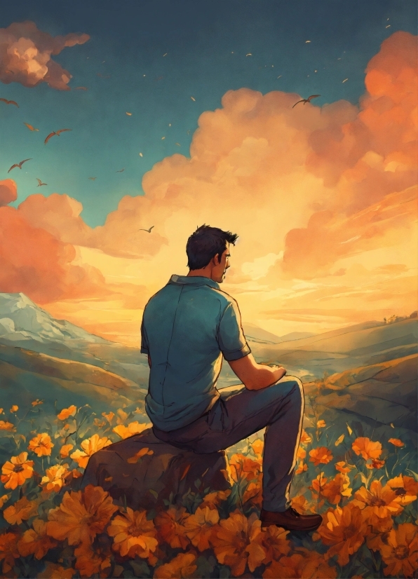 1080p Pc Wallpaper, Cloud, Sky, Plant, Flower, People In Nature