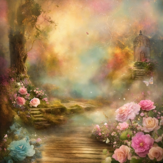 3d Ai Art Generator, Flower, Plant, Light, Botany, Paint