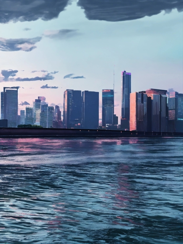 Adobe Stockphoto, Water, Cloud, Skyscraper, Building, Atmosphere