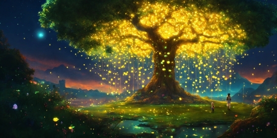 Ai Image Creator From Text, Atmosphere, World, People In Nature, Green, Branch