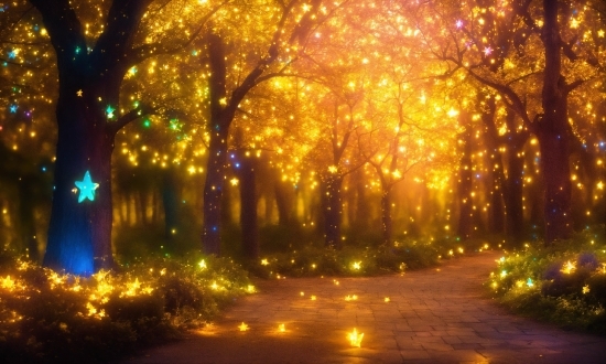 Ai Stable Diffusion, Atmosphere, Plant, Light, Amber, People In Nature