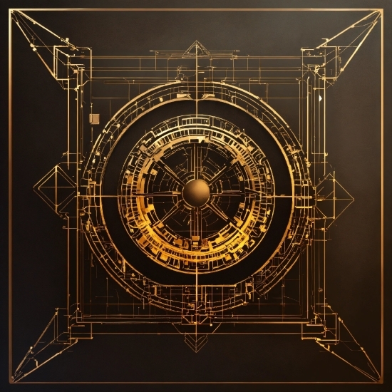 Ai Upres Image, Font, Symmetry, Art, Circle, Pattern