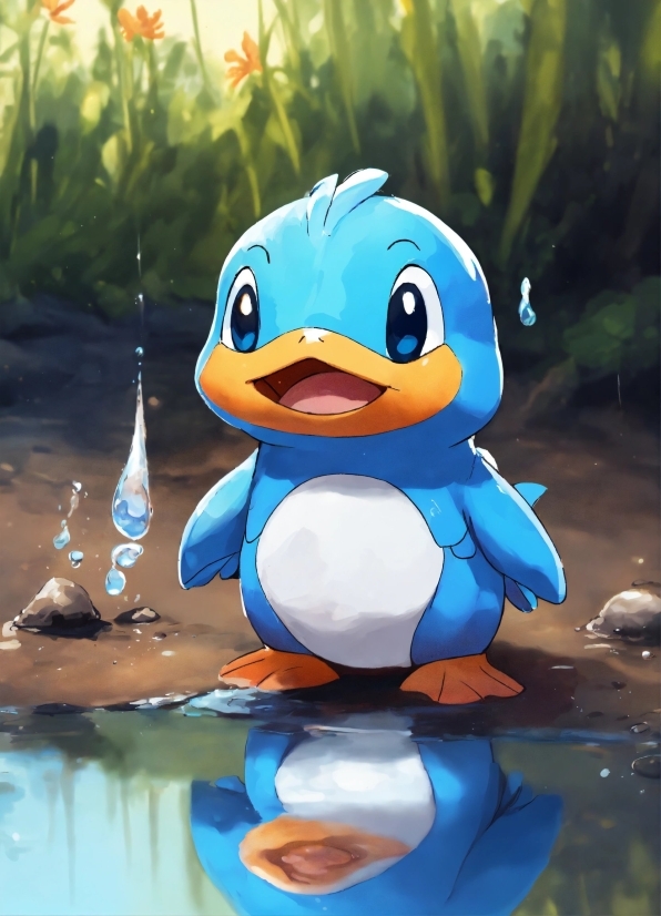 Ai Video Online Free, Bird, Blue, Beak, Liquid, Fluid
