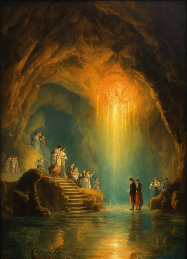 Animated Background No Copyright, Water, Cave, Body Of Water, Art, Formation