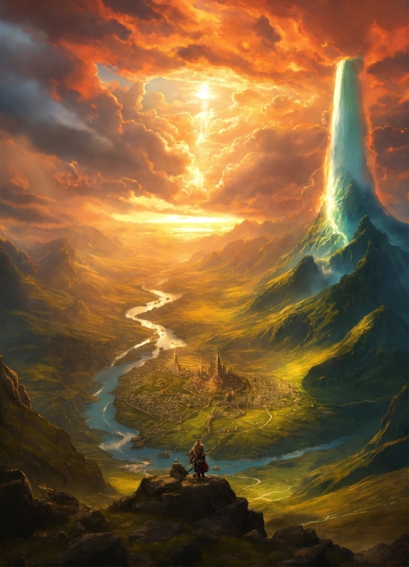 Artificial Intelligence And Machine Learning, Cloud, Atmosphere, Sky, Afterglow, World