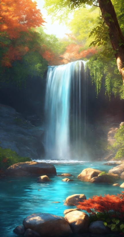 Artificial Music Generator, Water, Water Resources, Ecoregion, Fluvial Landforms Of Streams, Light