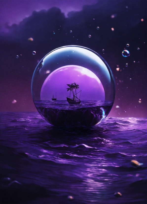 Atmosphere, Liquid, World, Purple, Water, Astronomical Object